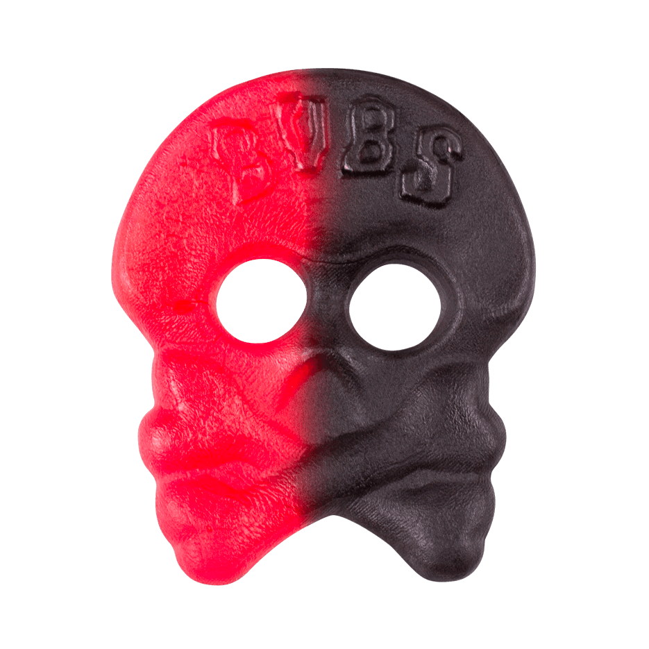 Raspberry Liquorice Skull