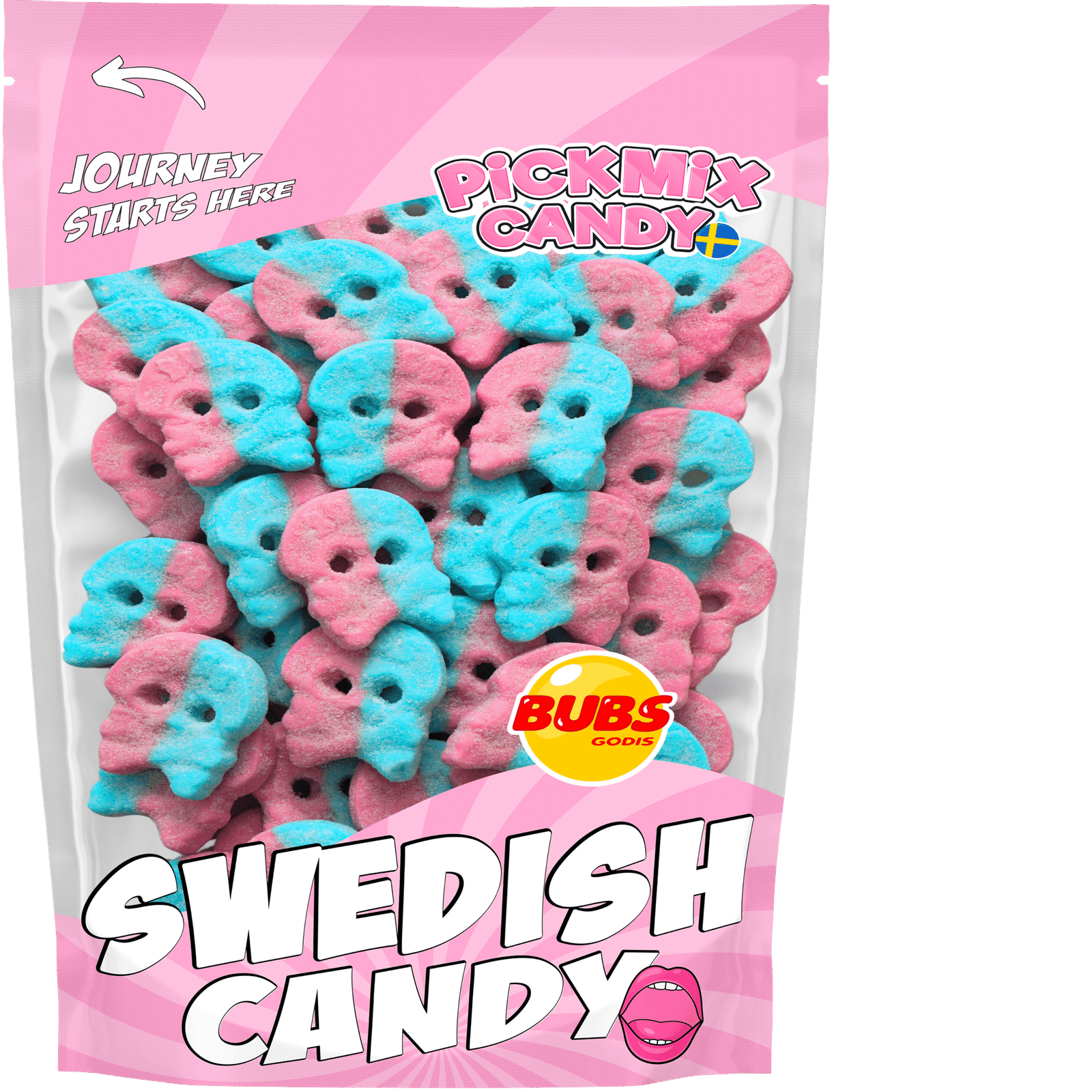 HOME Bubs Dizzy Skulls Ny Pase scaled Buy Swedish Candy Online | Bubs Candy, Pick'n'mix | Worldwide Shipping