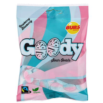 One bag of Bubs Candy - Goody Raspberry Blueberry