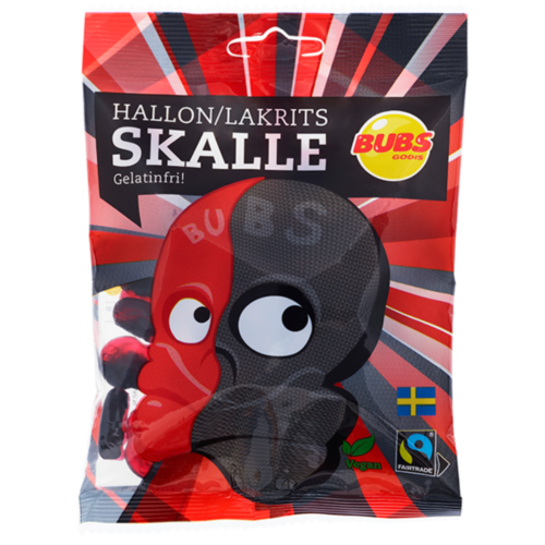 One bag of Bubs Candy - Hallon Lakrits Skull