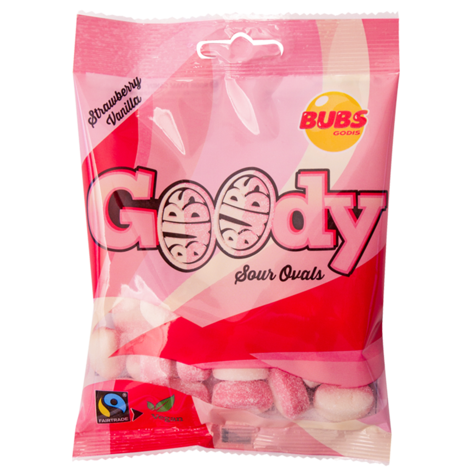 One bag of Bubs Candy Strawberry Vanilla