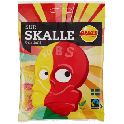 One bag of Bubs Candy Surskalle