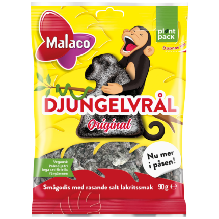 One bag of Malaco Djungelvrål Original