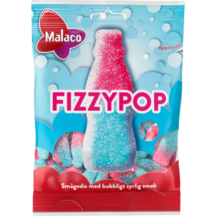 One bag of Malaco Fizzypop