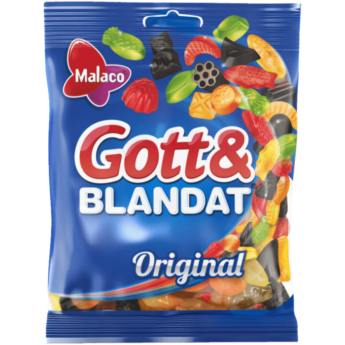 One bag of Malaco Gott & Blandat