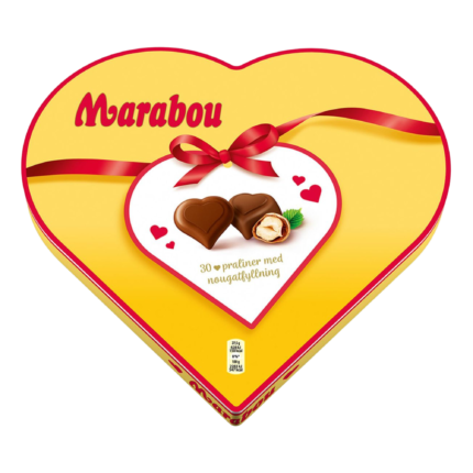 Marabou Heart Box