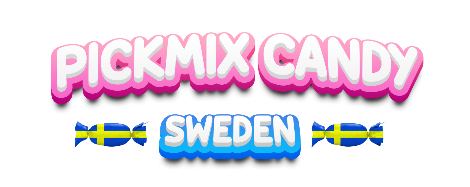 Pickmix Candy Sweden logo with transparent background