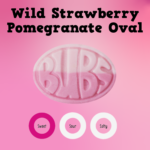 Wild Strawberry Pomegranate Oval