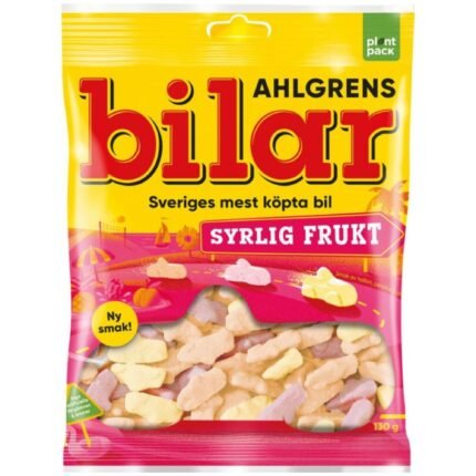 Ahlgrens Bilar Syrlig Frukt 130g