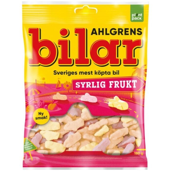 Ahlgrens Bilar Syrlig Frukt 130g