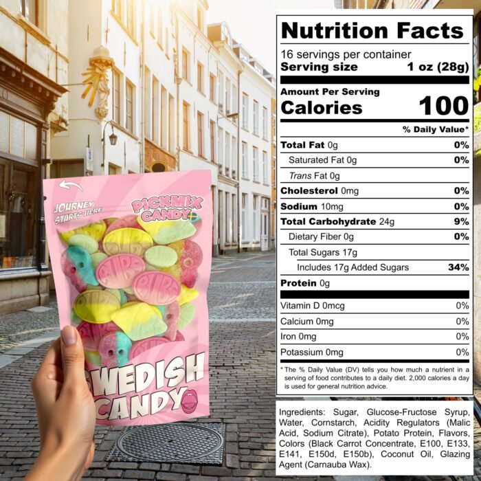 Bubs swedish candy sweet and sour mix