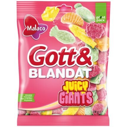 Malaco Gott & Blandat Juicy Giants 170g